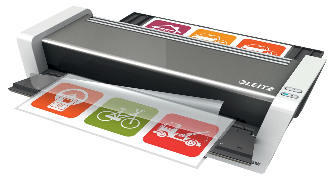 Leitz iLAM Touch 2 A3 Laminiergerät, Highspeed 1000 mm/min. Aufwärmzeit 1 Min. bis zu 2 x 250 (500) Mikron