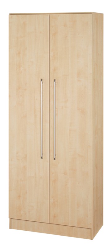 Thumbnail - Hammerbacher Schrank Melaminharzbeschichtete Spanplatte 4 Fachböden abschließbar 800 x 420 x 2.004 mm Ahorn Braun