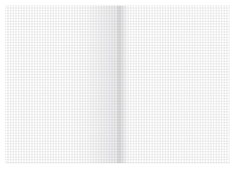 Ursus Style Kanzleipapier Geheftet A3 auf A4 250 Bogen 80g/qm 5mm kariert gefalzt