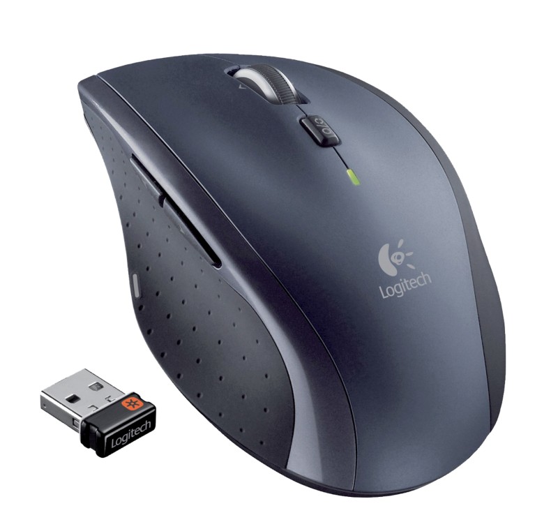 Logitech Marathon M705 Maus Kabellos Schwarz