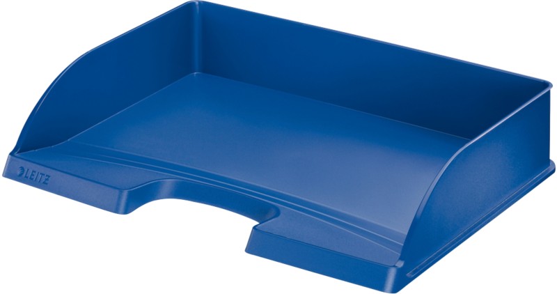 Leitz Plus Briefablage 5218 Quer DIN A4 Blau 36,3 x 27,3 x 7 cm