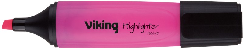 Viking HC1-5 Textmarker Pink Breit Keilspitze 1 - 5 mm