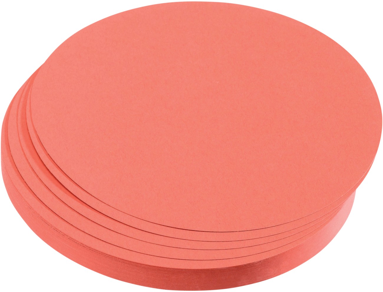 Franken Kreis Moderationskarten 14 x 14 cm Papier Rot 500 Stück