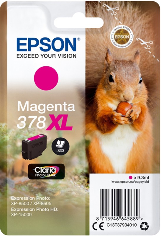 Epson 378XL Original Ink Cartridge C13T37934010 Magenta