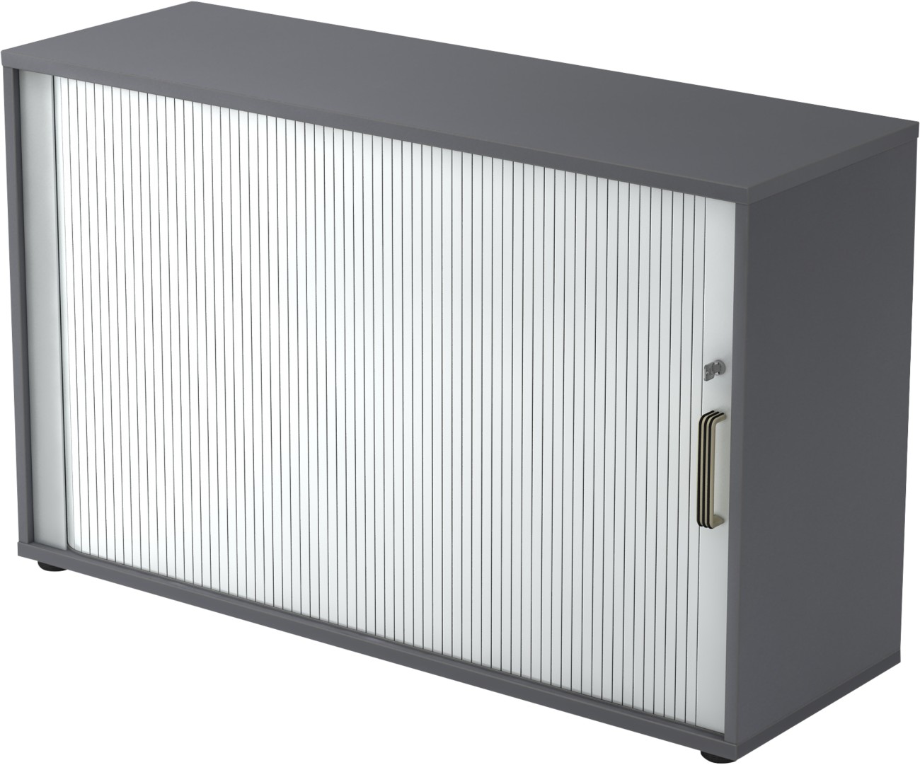 Hammerbacher Aktenschrank V1732S/G/S/SG Grau 1.200 x 400 x 748 mm
