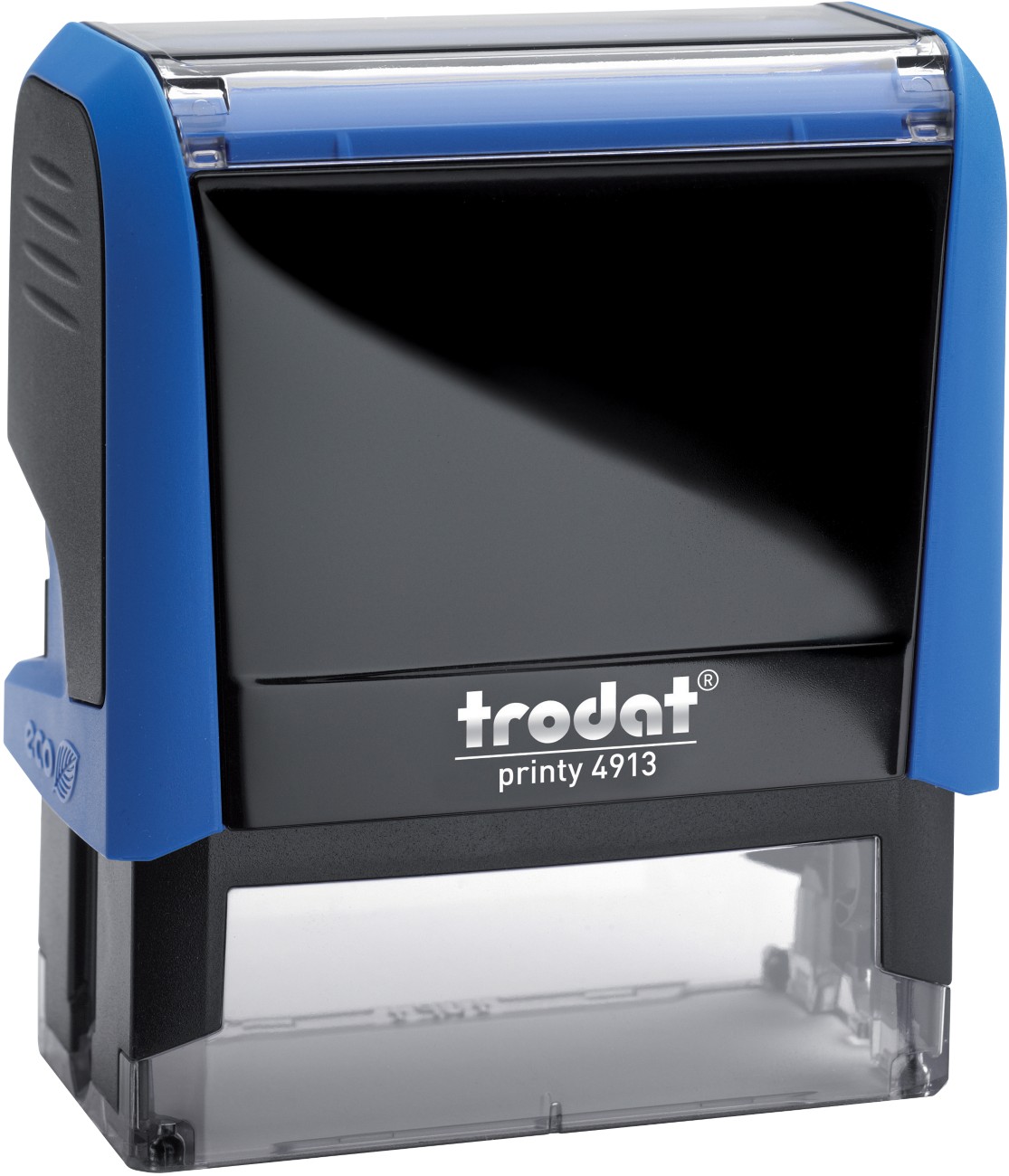 Trodat Personalisierter Textstempel Printy 4913 Blau 2,2 x 5,8 cm