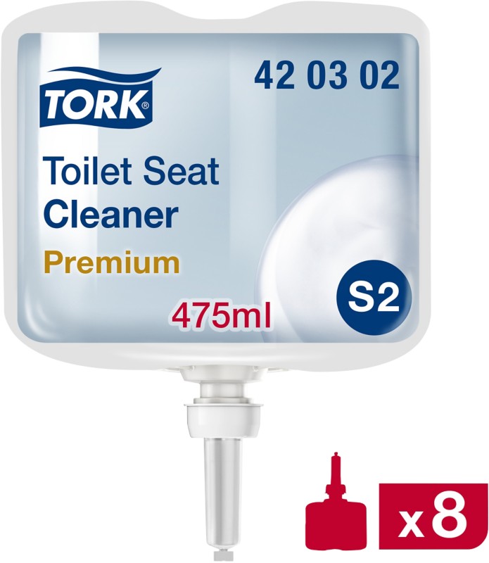 Tork Premium WC Sitz Reiniger S2 Premium 8 Stück à 475 ml