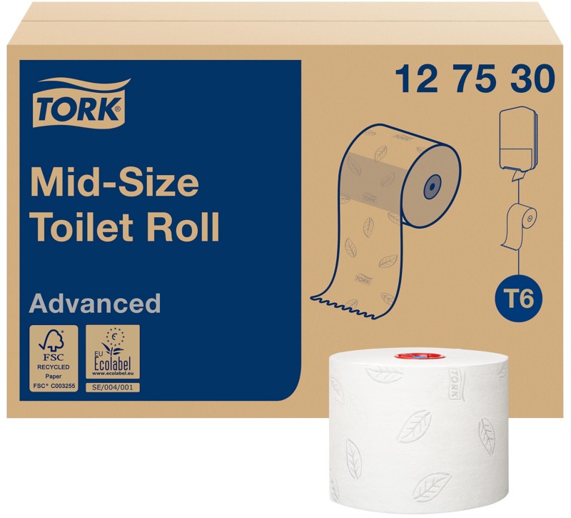 Tork Advanced Toilettenpapier T6 2-lagig 127530 27 Rollen à 320 Blatt