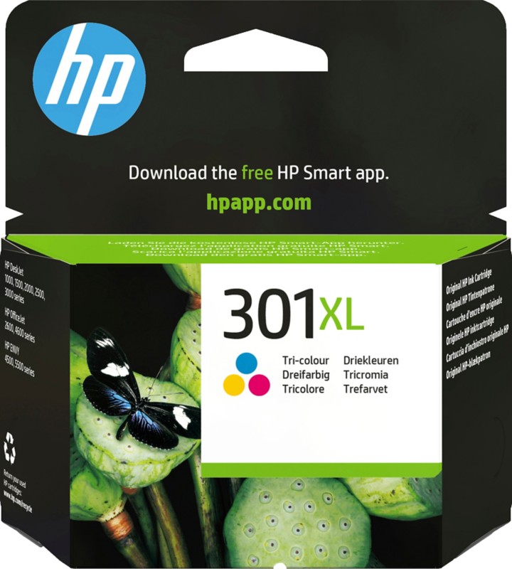 Thumbnail - HP 301XL Original Tintenpatrone CH564EE Cyan, Magenta, Gelb