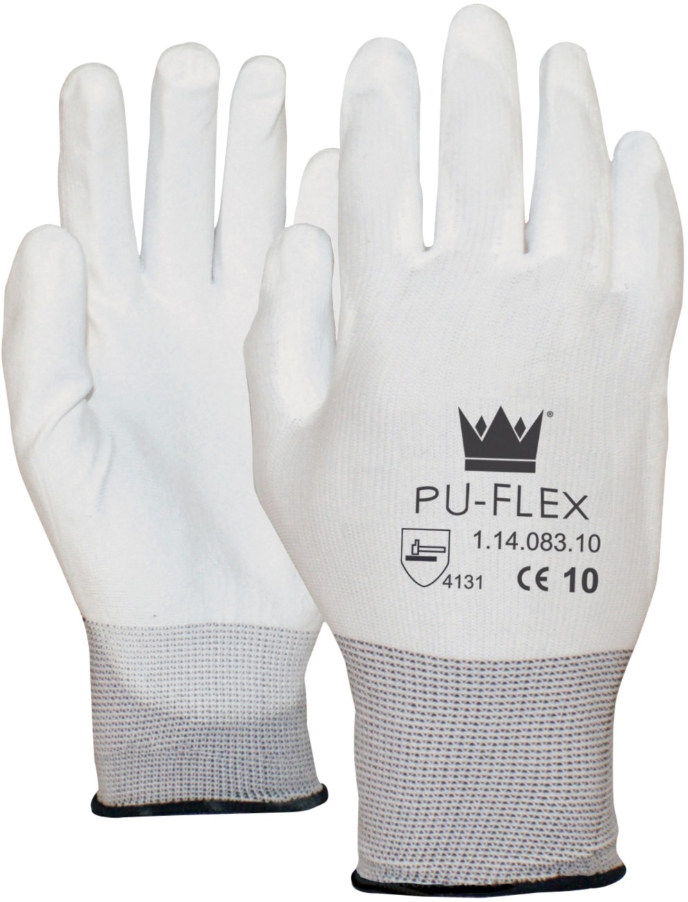 Handschuhe Flex Polyurethan Größe XL Weiß 1 Paar à 2 Handschuh