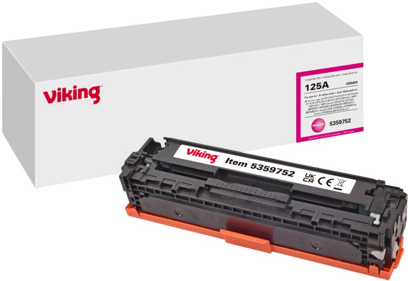 Viking 125A Kompatibel HP Tonerkartusche CB543A Magenta