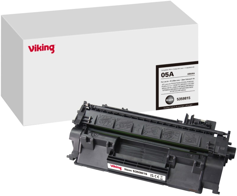 Viking 05A Kompatibel HP Tonerkartusche CE505A Schwarz