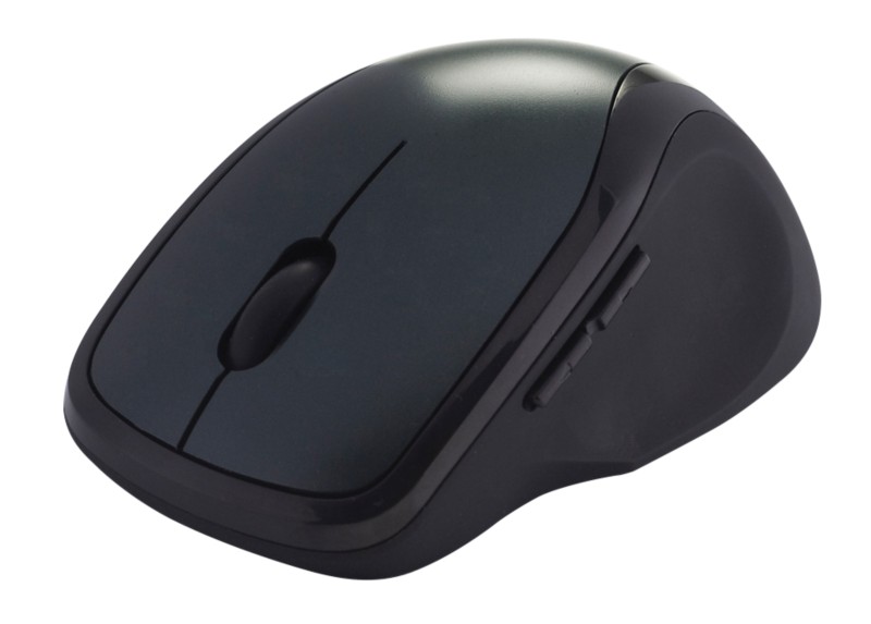 Viking Kabellose Ergomonic Optische Travel Optische Maus AT-2509 USB-A Nano Receiver Schwarz