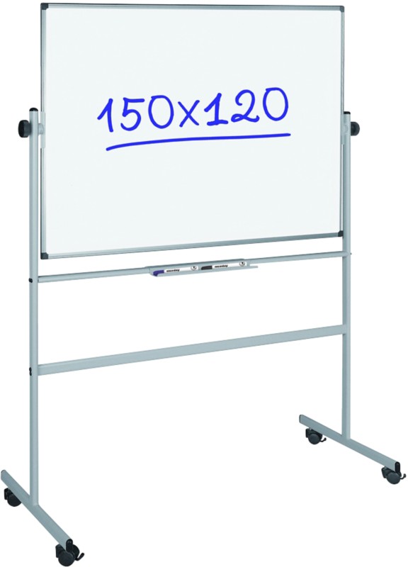 Viking Drehstativtafel Freistehend Magnetisch Emaille Beidseitig 150 (B) x 120 (H) cm