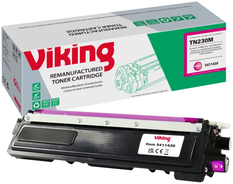 Viking TN-230M Kompatibel Brother Tonerkartusche Magenta