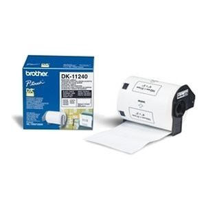 Image of Brother DK-11240 Authentic Barcode-Etiketten Selbstklebend Weiß 51 x 102 mm 600 Labels
