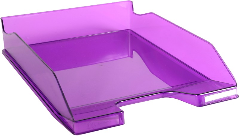 Exacompta Briefablage Combo Midi Polystyrol Transparent Violett 25,5 x 34,7 x 6,5 cm