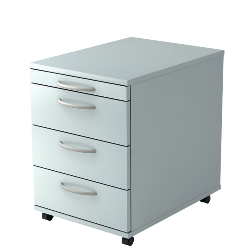 Thumbnail - Hammerbacher Rollcontainer 4 Schübe 428 x 580 x 590 mm
