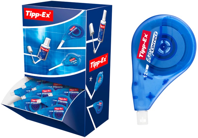 tipp ex Correcteur à sec roller Tipp-Ex Easy correct 4,2 mm boite de 20
