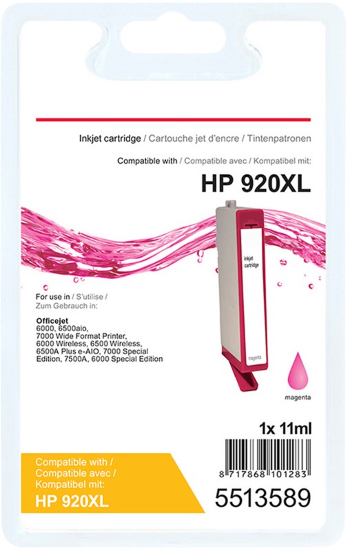 Viking 920XL Kompatibel HP Tintenpatrone CD973A Magenta