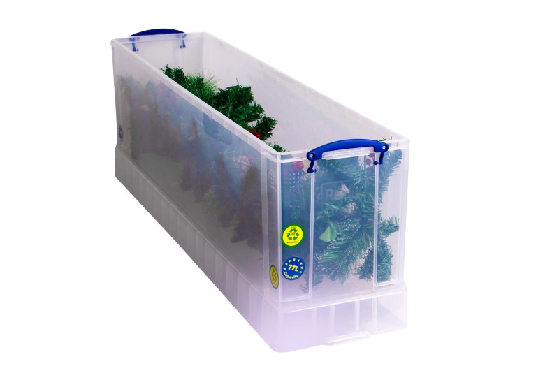 Really Useful Box Aufbewahrungsbox 77L3544 77 L Transparent Kunststoff 27 x 35,5 x 120,1 cm