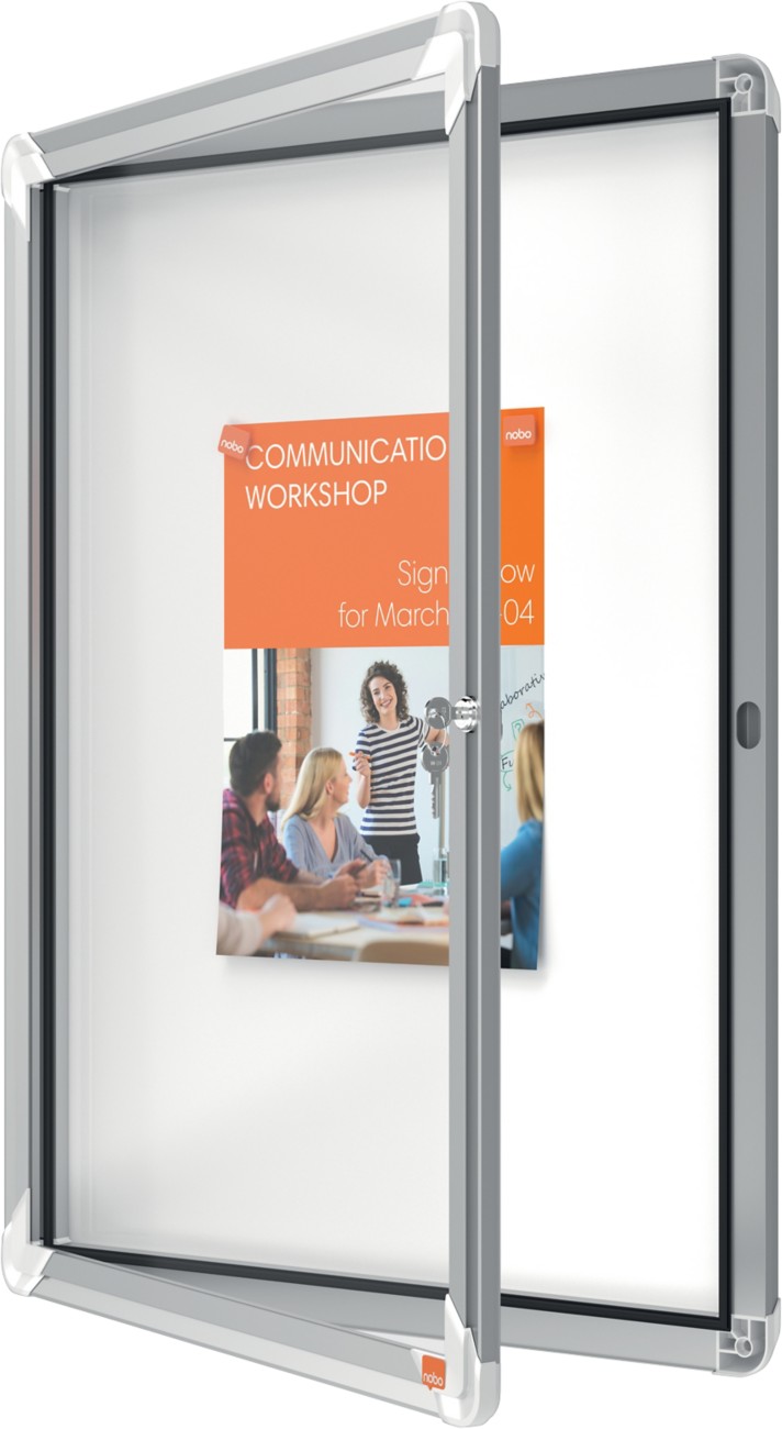 B&Q -  Premium Plus Outdoor Magnetic Lockable Notice Board 4Xa4 - Image 9
