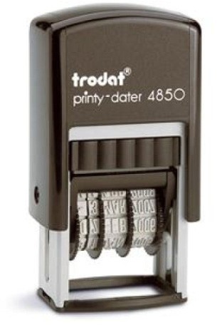 Thumbnail - Trodat Datenstempel 4850 Blau, Rot 2,5 x 1,2 x 8,8 cm