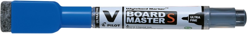 Pilot V-Board Master S Whiteboard-Marker Blau Extra Fein Rundspitze 0,8 mm 80% Recycelt