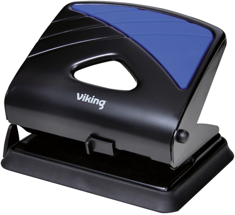 Viking 2 Löcher Locher Metall 30 Blatt 96W0 Blau, Schwarz