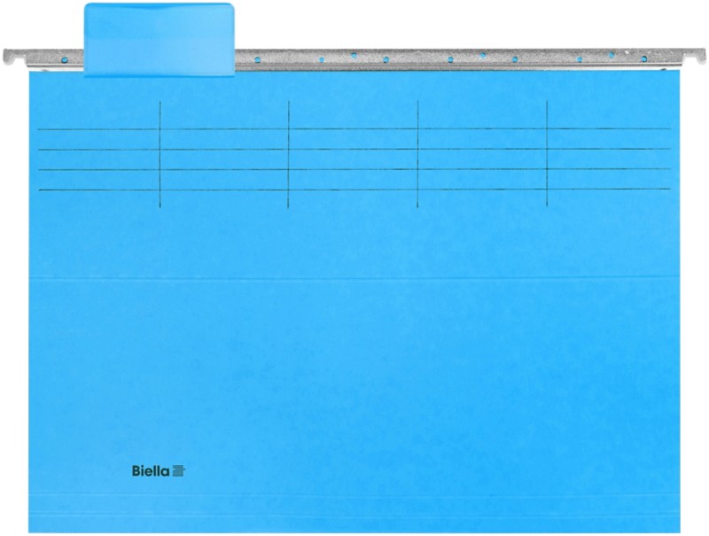 Biella Hängemappen DIN A4 Blau 5 Stück