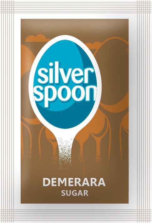 Silver Spoon Brown Sugar Sachets Demerara Pack of 1000