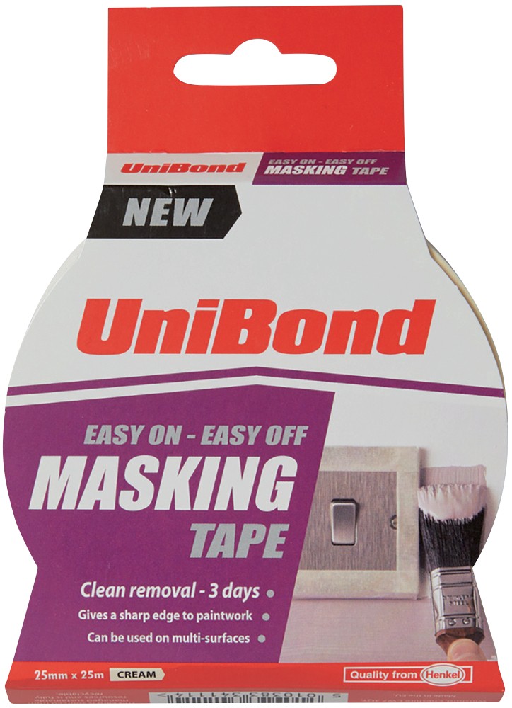 Unibond Masking Tape 25 Mm X 25 M