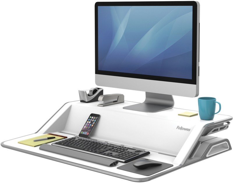 Thumbnail - Fellowes Sitz-Steh Workstation Lotus Weiß