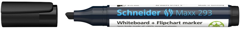 Thumbnail - Schneider Maxx 293 Whiteboard-Marker Schwarz Mittel Keilspitze 1 - 4 mm
