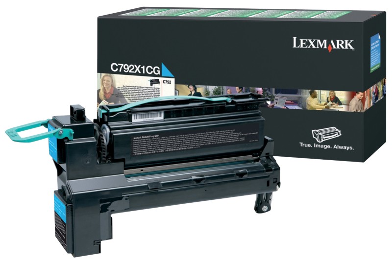 Lexmark Original Tonerkartusche C792X1CG Cyan