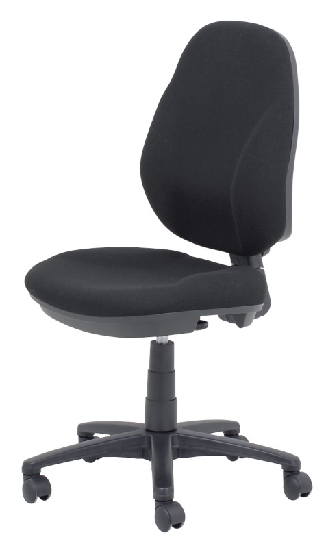 Realspace Jura Bürostuhl Wippmechanik Stoff Optionale Armlehne Schwarz 110 kg 635 x 495 x 1.060 mm