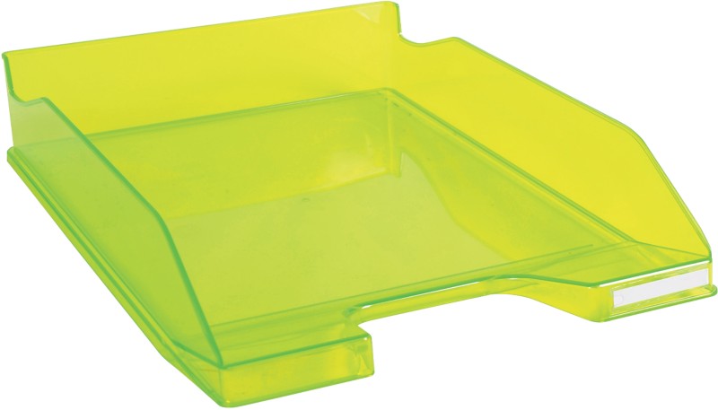 Exacompta Briefablage Combo Midi Polystyrol Transparent Grün 25,5 x 34,7 x 6,5 cm