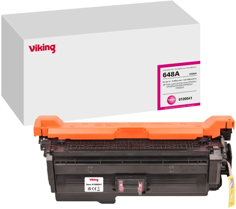 Viking 648A Kompatibel HP Tonerkartusche CE263A Magenta