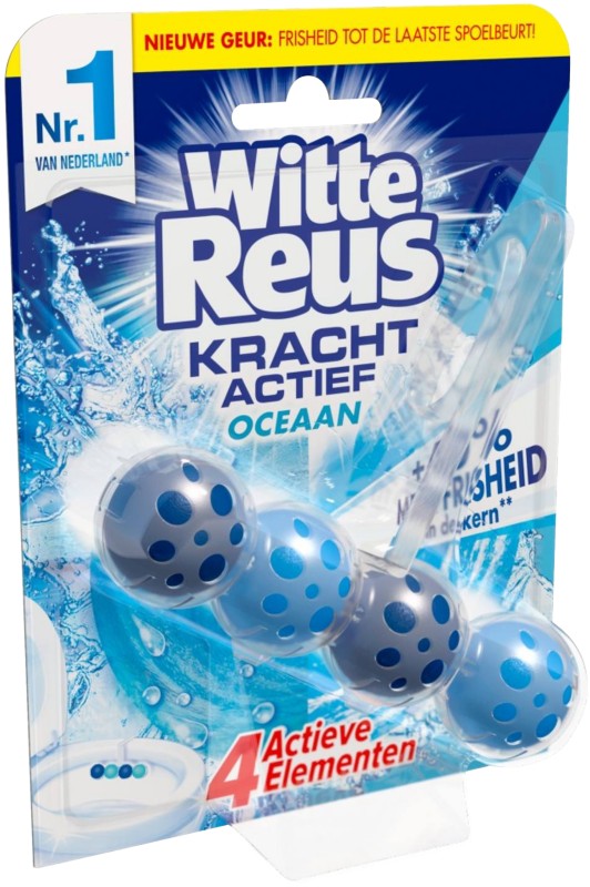 Witte Reus Kracht Actief WC-Reiniger Tabs 6120299 Ozeanfrisch 50 g