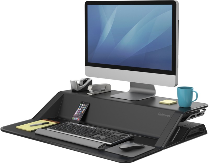 Fellowes Sitz-Steh Workstation Lotus Schwarz