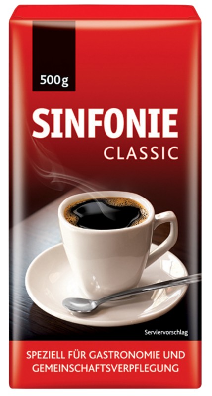 Sinfonie Filterkaffee Sinfonie klassisch, gemahlen 500 g