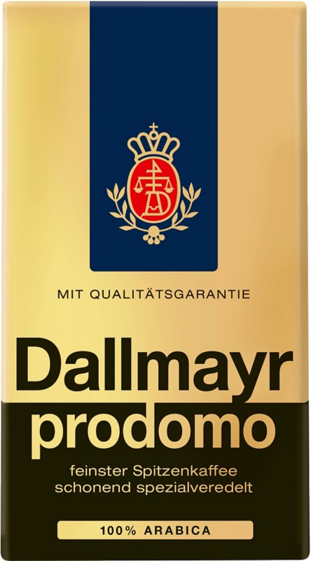 Dallmayr Prodomo Gemahlener Kaffee Ausgewogen, aromatisch 500 g