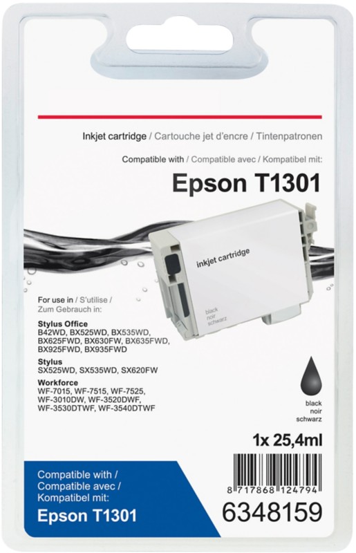 Viking T1301 Kompatibel Epson Tintenpatrone C13T13014012 Schwarz