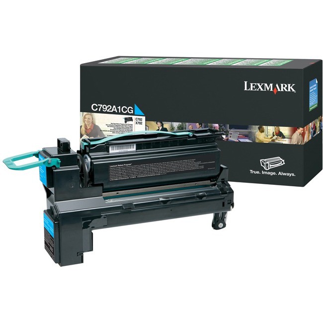 Thumbnail - Lexmark Original C792A1CG Cyan