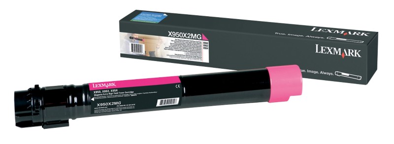 Lexmark Original Tonerkartusche X950X2MG Magenta