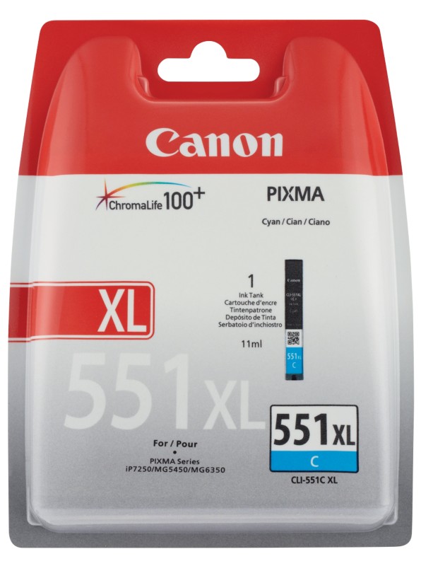 Canon CLI-551CXL Original Tintenpatrone Cyan