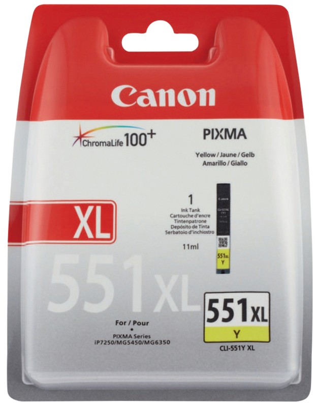 Canon CLI-551YXL Original Tintenpatrone Gelb