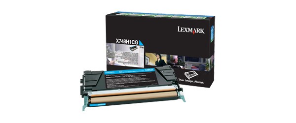 Lexmark X748H1CG Original Tonerkartusche Cyan