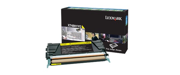 Lexmark X748H1YG Original Tonerkartusche Gelb