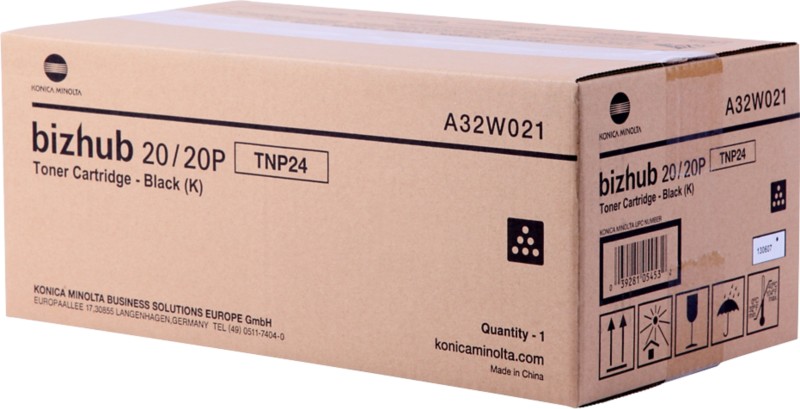 Konica Minolta TNP24 Original Tonerkartusche A32W021 Schwarz